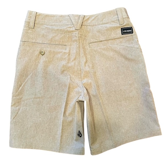 Volcom FRICKIN CROSS SHRED STATIC SHORTS - DARK KHAKI Size 12 (26 in waist) - Picture 5 of 10